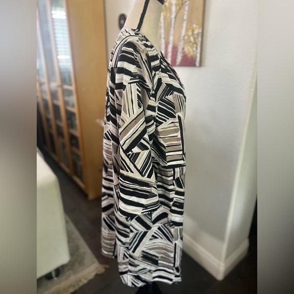 Kasper - tribal stripes inspired long blazer (NWOT) - Picture 5 of 11